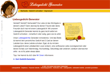 Tablet Screenshot of lovepoem.de